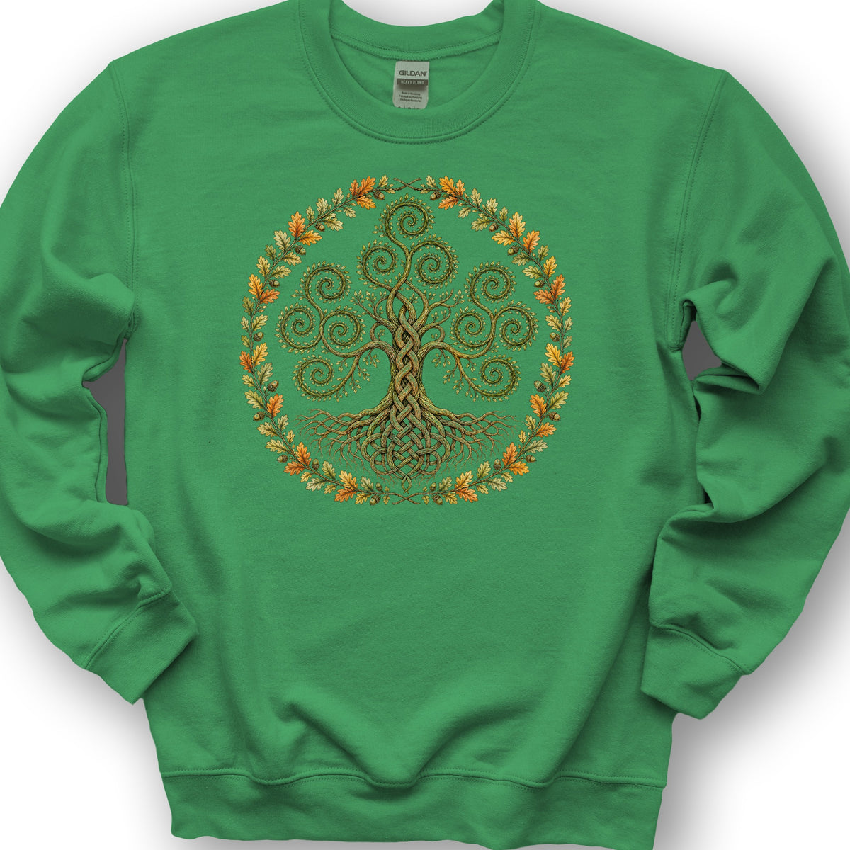 Triskele Tree Of Life Sweatshirt - Irish Green