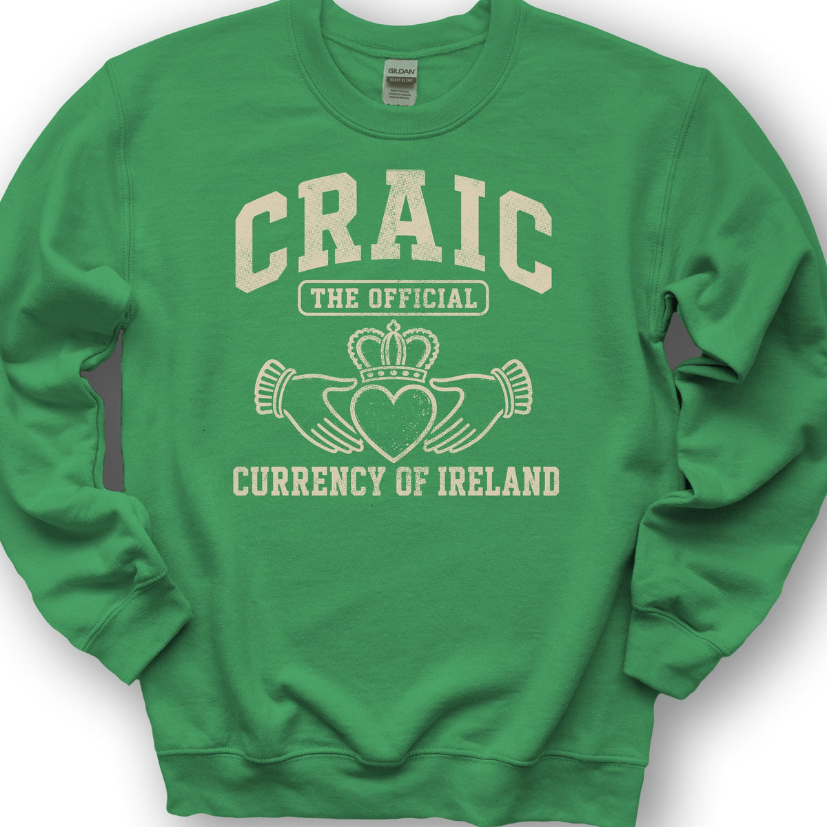 Craic Currency Sweatshirt - Irish Green