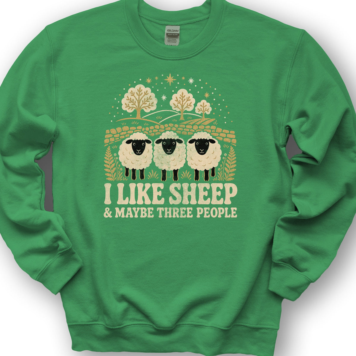 I Like Sheep Sweatshirt - Irish Green