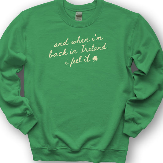 Back In Ireland Sweatshirt - Irish Green