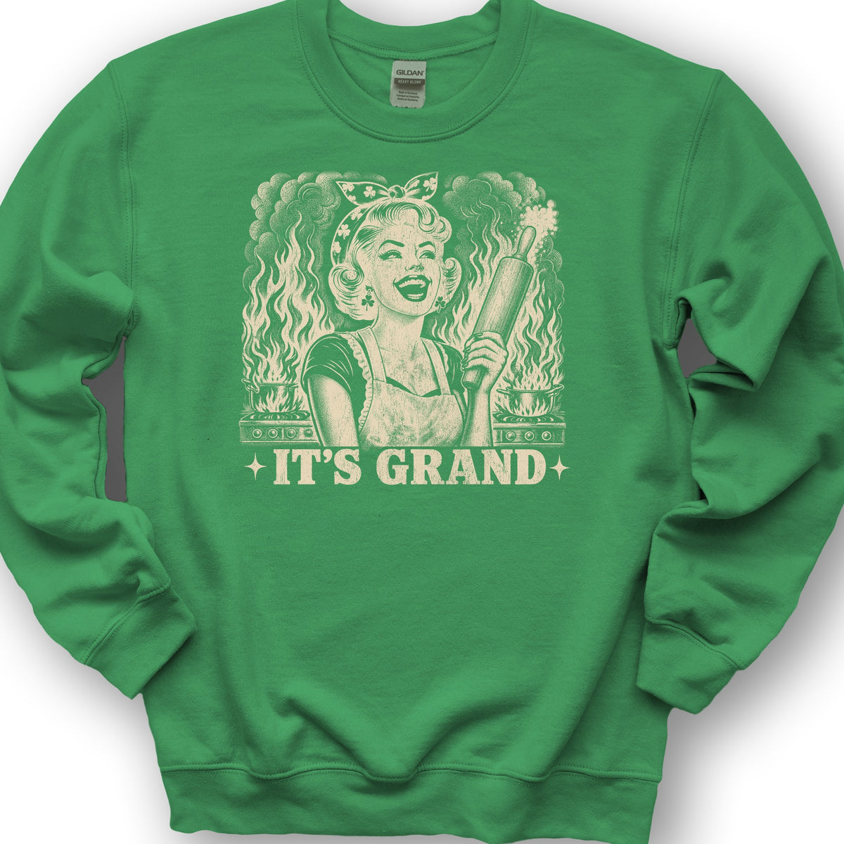 It's Grand Irish Sweatshirt - Irish Green