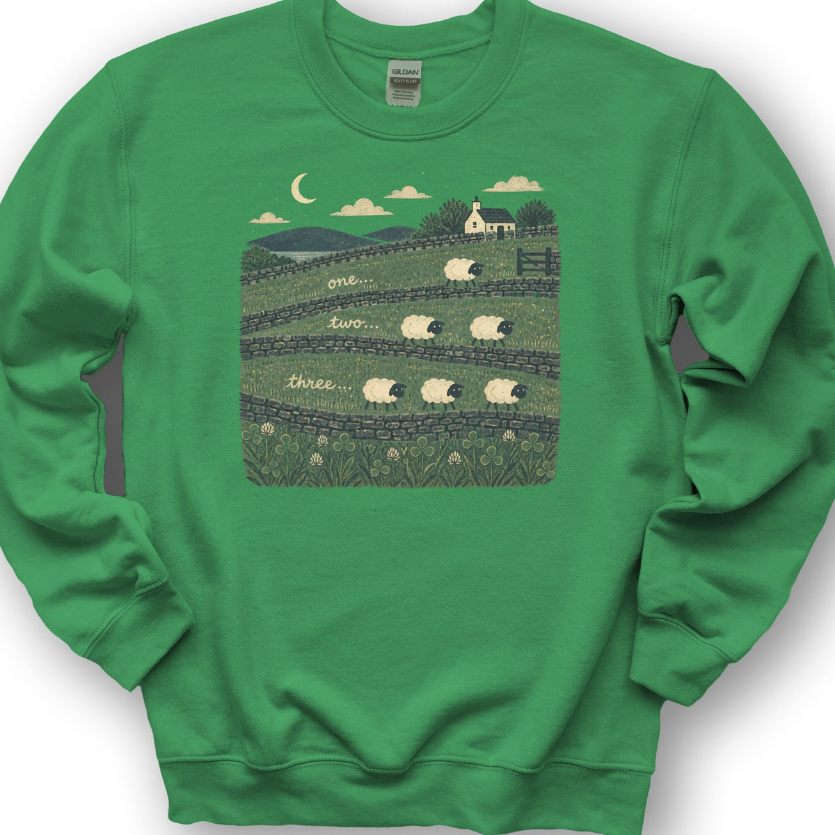 Ireland Sheep Count Sweatshirt