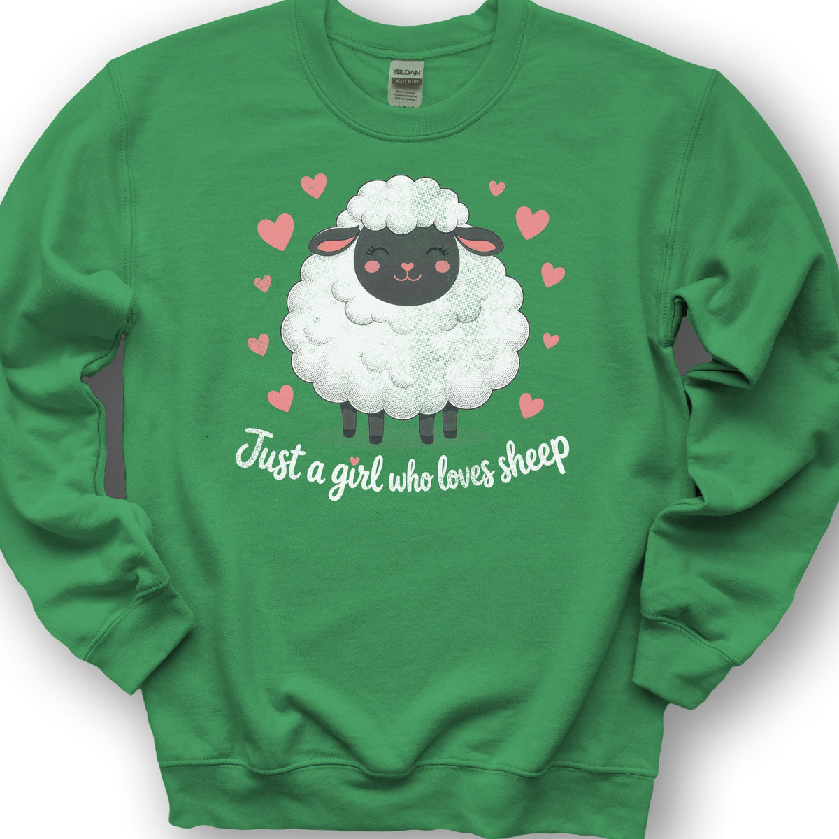 Just A Girl Sheep Sweatshirt