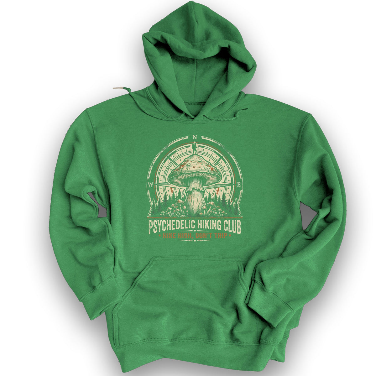 Psychedelic Hiking Club Hoodie - Irish Green