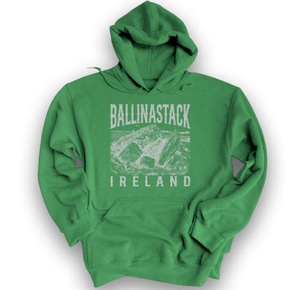 Ballinastack Ireland Sketch Hoodie - Irish Green