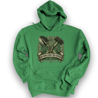 Irish Built Hoodie - Irish Green