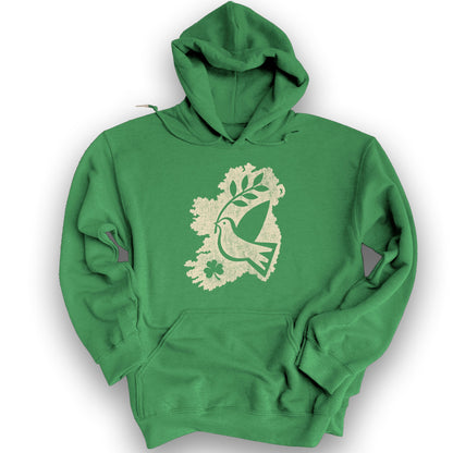 Éire Olive Branch Hoodie - Irish Green