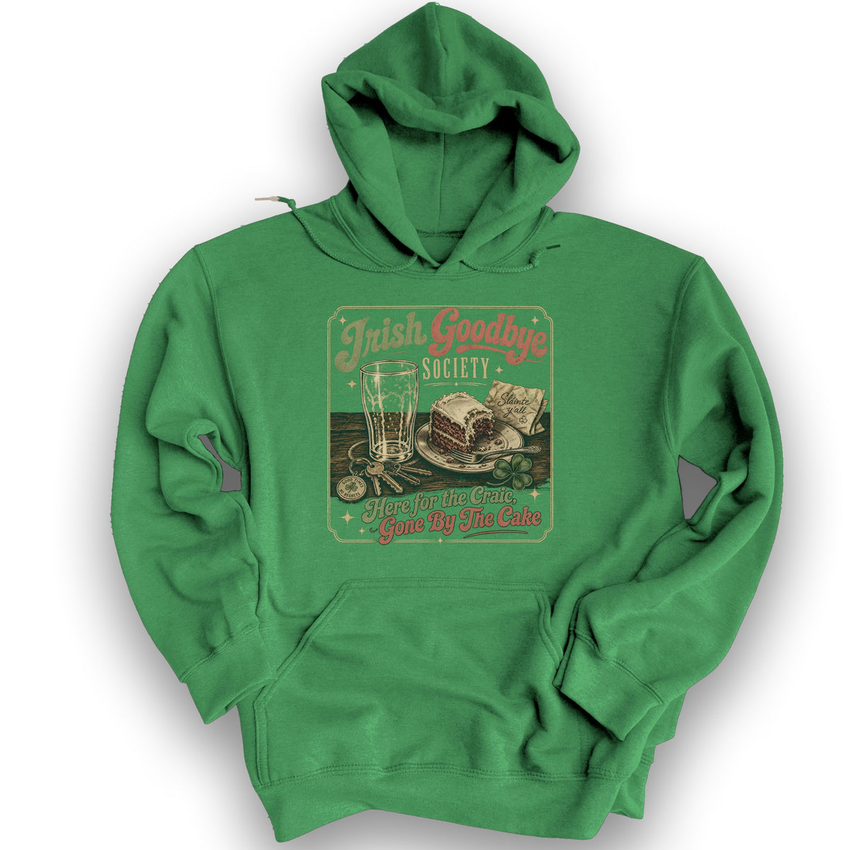 Irish Goodbye Society Hoodie - Irish Green