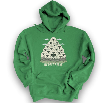 In Deep Sheep Hoodie - Irish Green