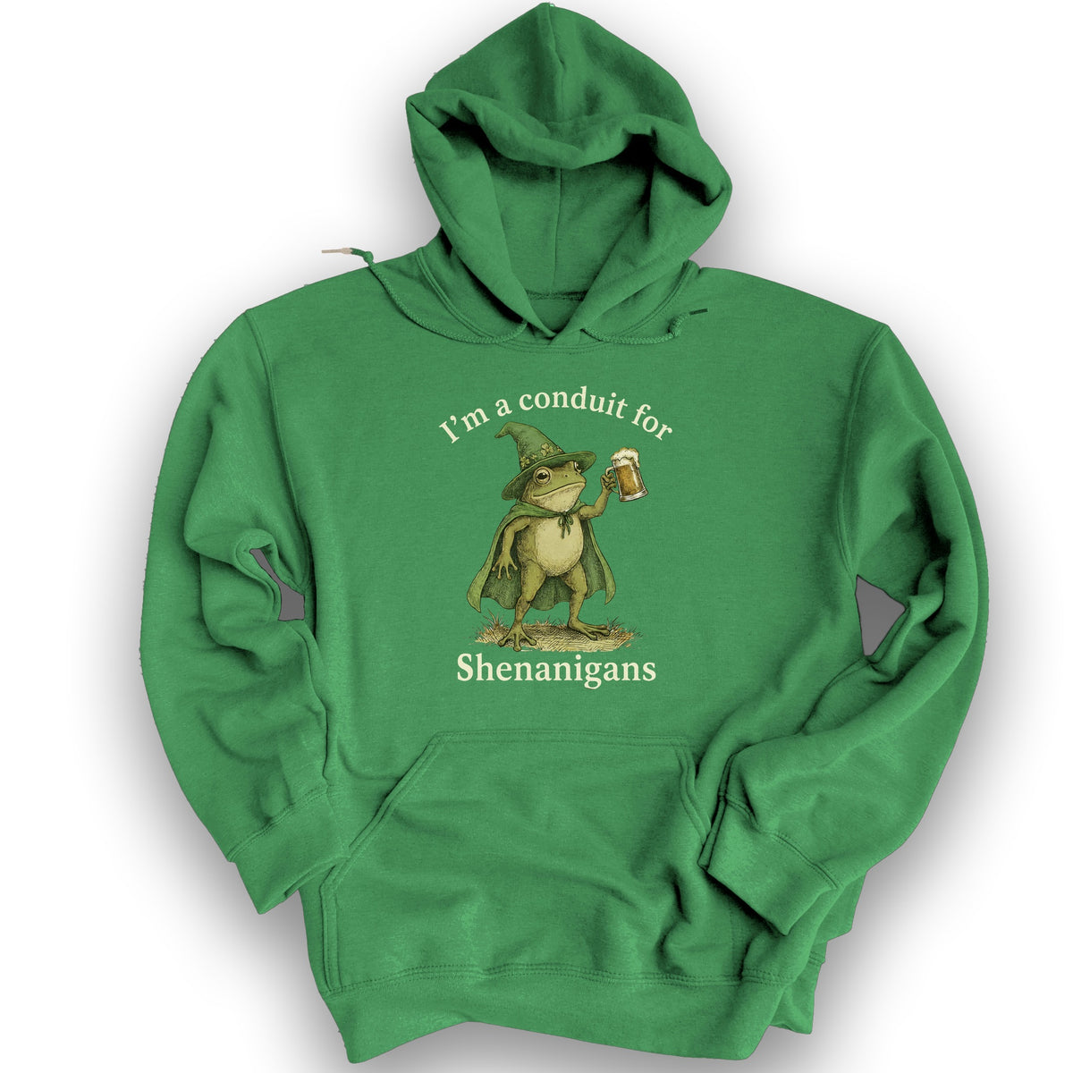 Frog Shenanigans Conduit Hoodie - Irish Green