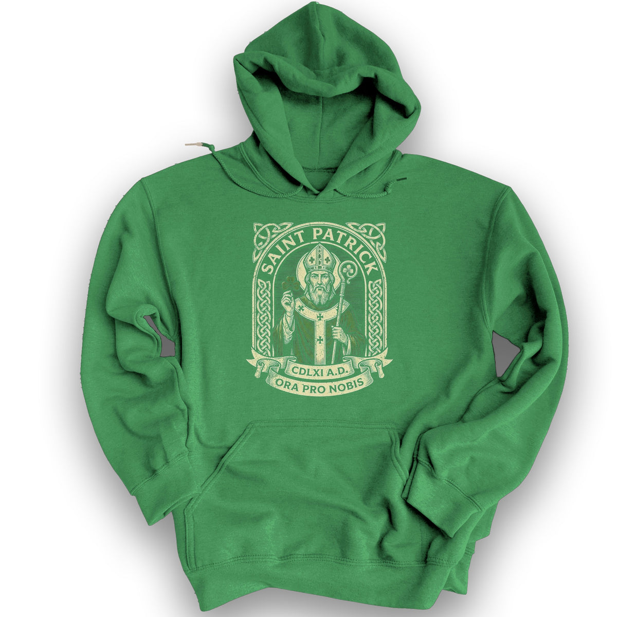 Saint Patrick Ora Pro Nobis Hoodie - Irish Green