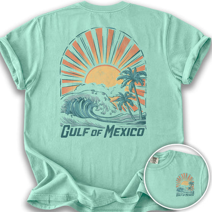 Gulf of Mexico "Sunny Vibes" Front/Back Print T-Shirt - Island Reef