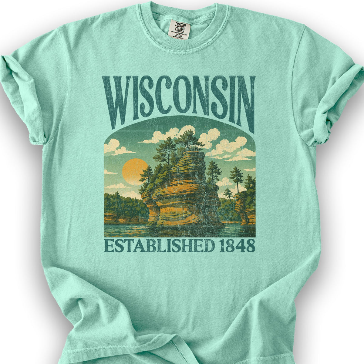 Wisconsin "Big & Bold" T-Shirt - Island Reef
