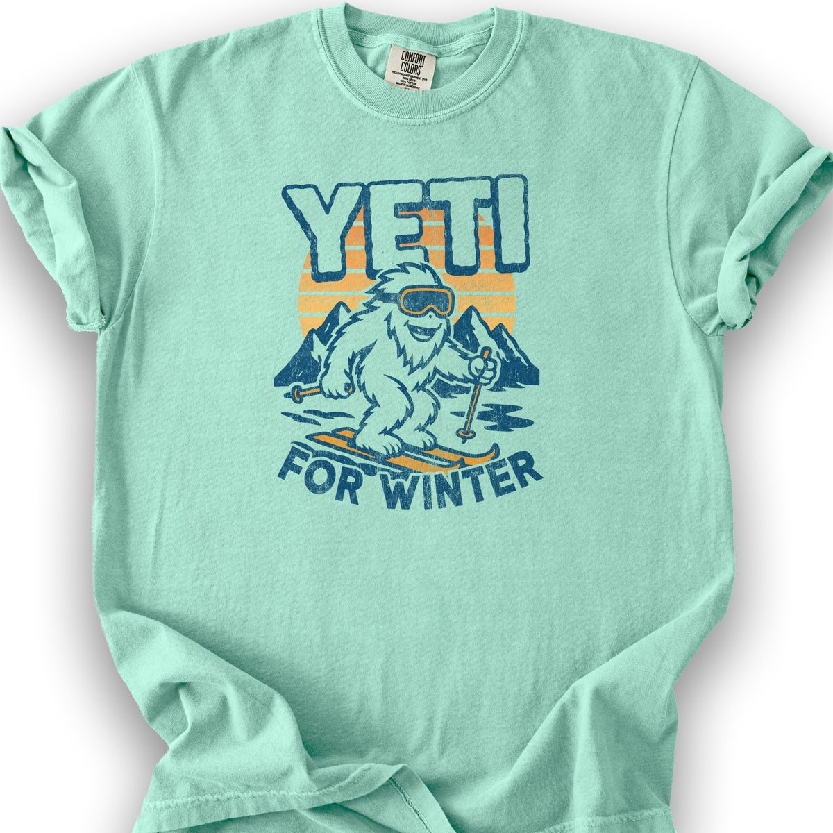 Yeti for Winter T-Shirt - Island Reef