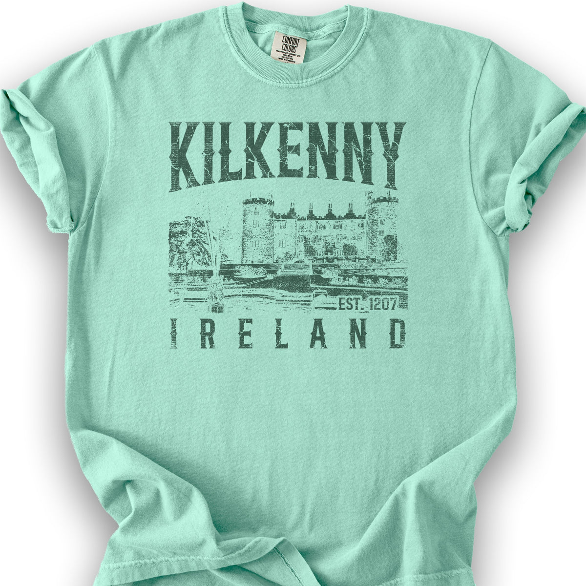Kilkenny Ireland Vintage Print T-Shirt - Island Reef