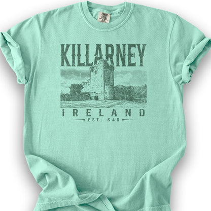 Killarney Ireland Vintage Print T-Shirt - Island Reef