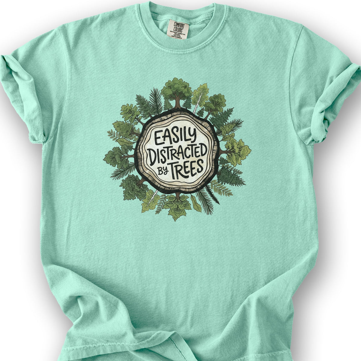 Distracted By Trees T-Shirt - 2026031801 - Island Reef
