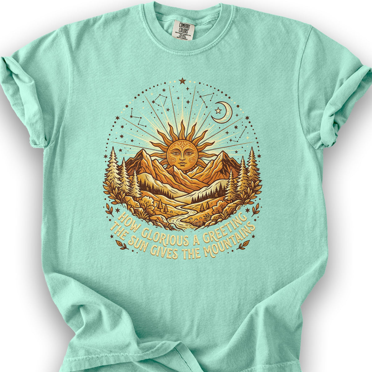 Glorious Greeting John Muir T-Shirt - Island Reef