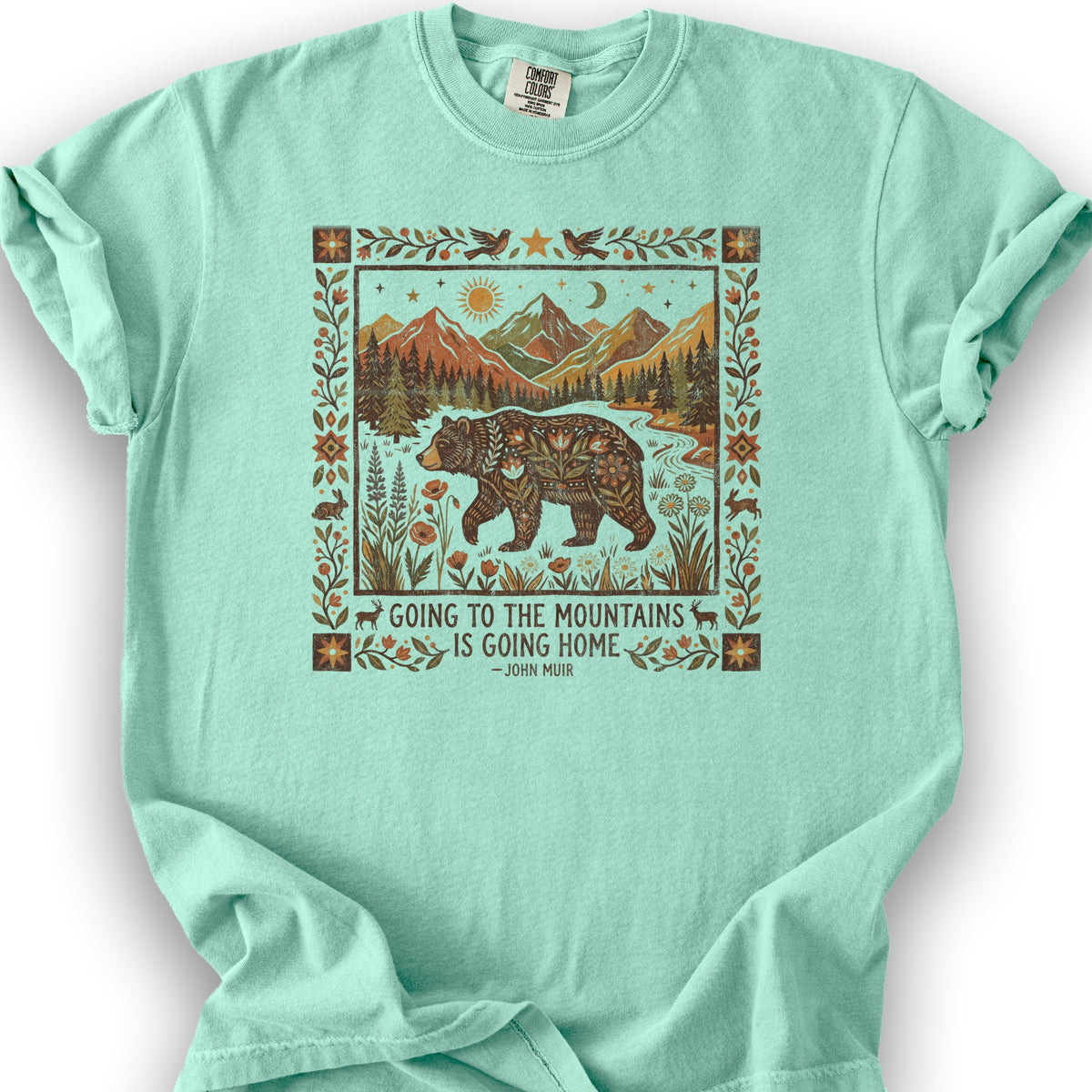 Going Home John Muir T-Shirt - Island Reef