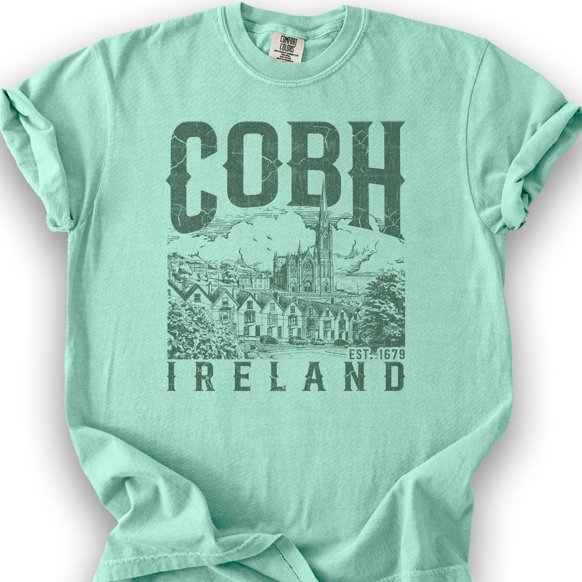 Cobh Ireland Sketch T-Shirt - Island Reef