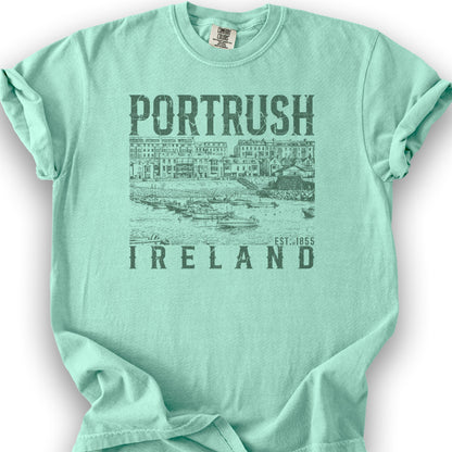 Portrush Ireland Sketch T-Shirt - Island Reef