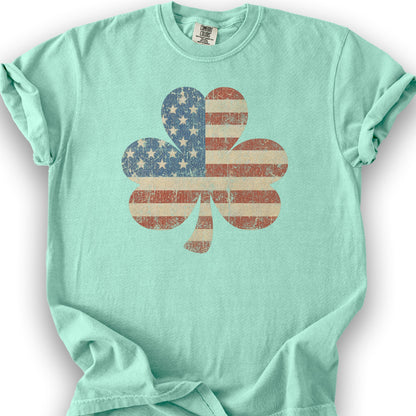 Vintage Flag Shamrock T-Shirt - Island Reef