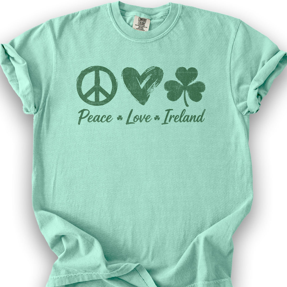 Peace Love Ireland T-Shirt - Island Reef