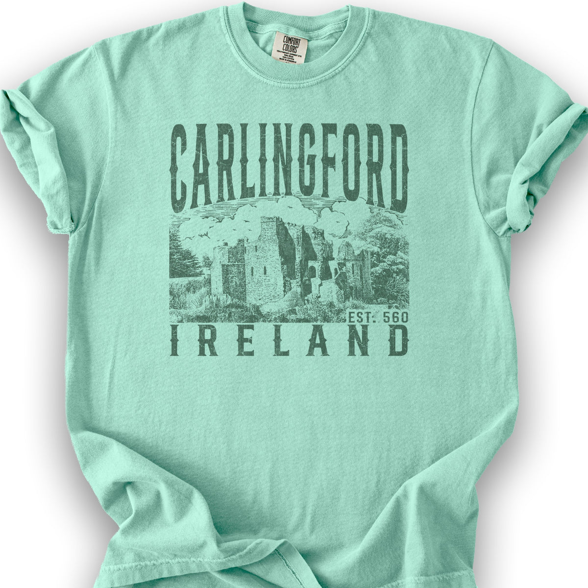 Carlingford Ireland Sketch T-Shirt - Island Reef