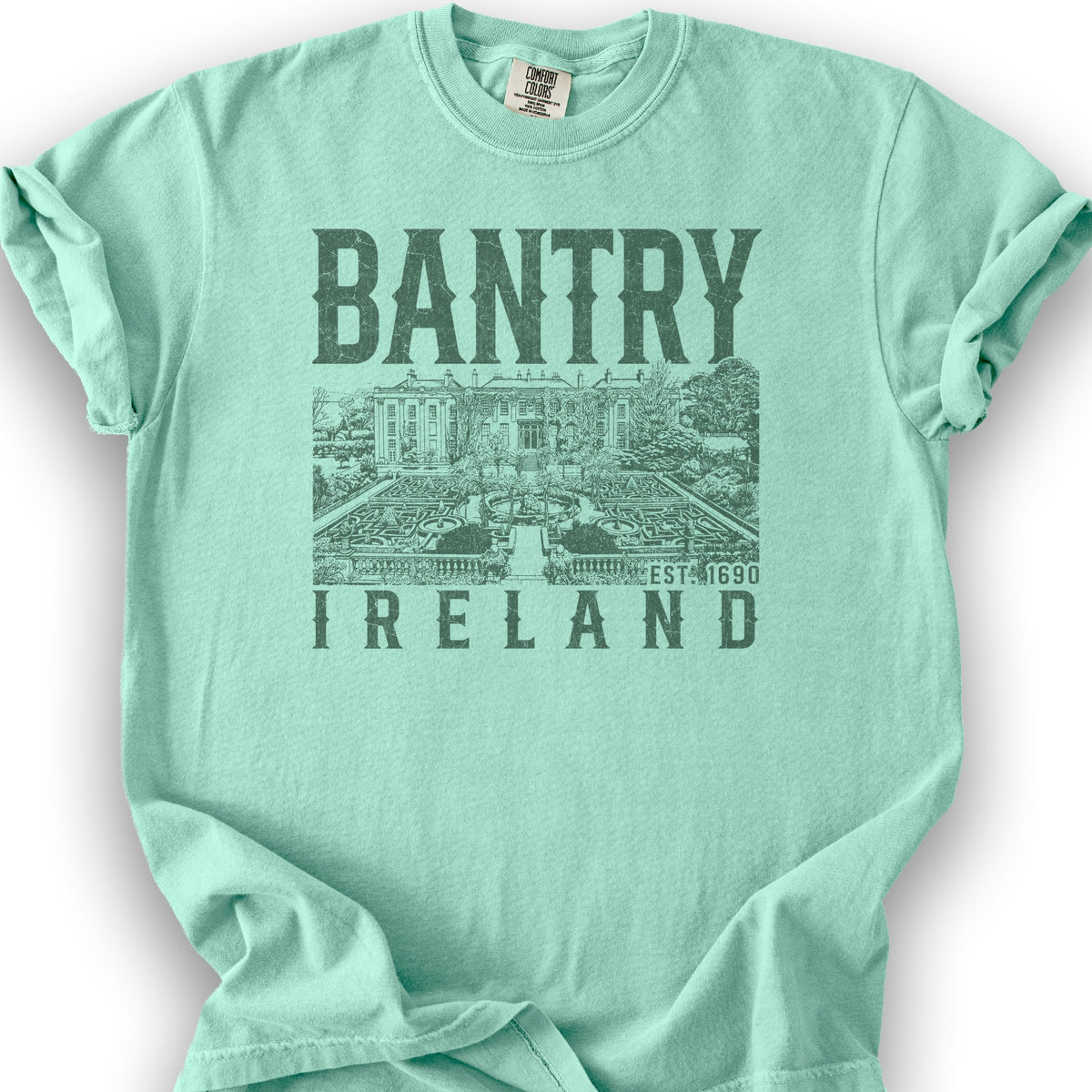 Bantry Ireland Sketch T-Shirt - Island Reef
