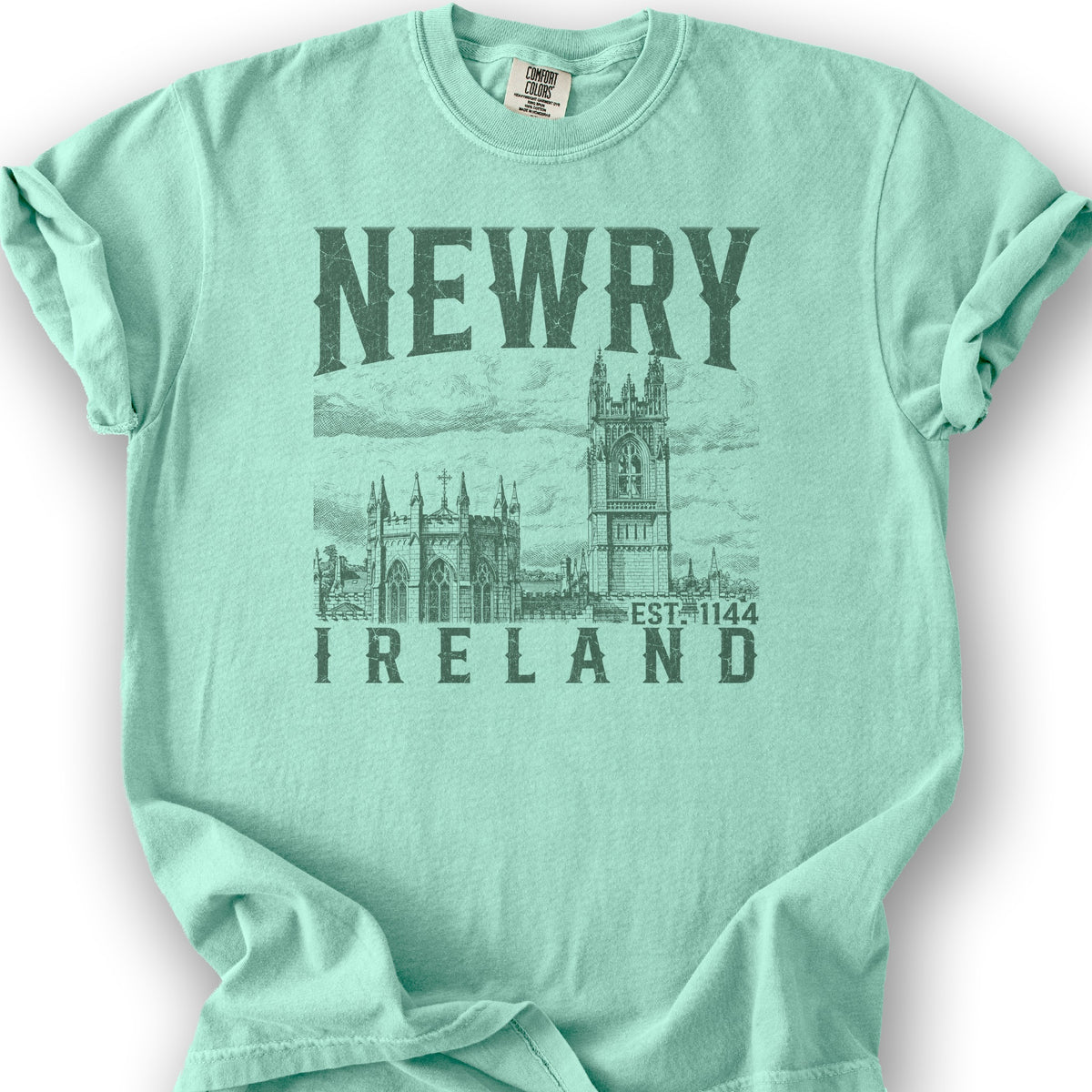 Newry Ireland Sketch T-Shirt - Island Reef