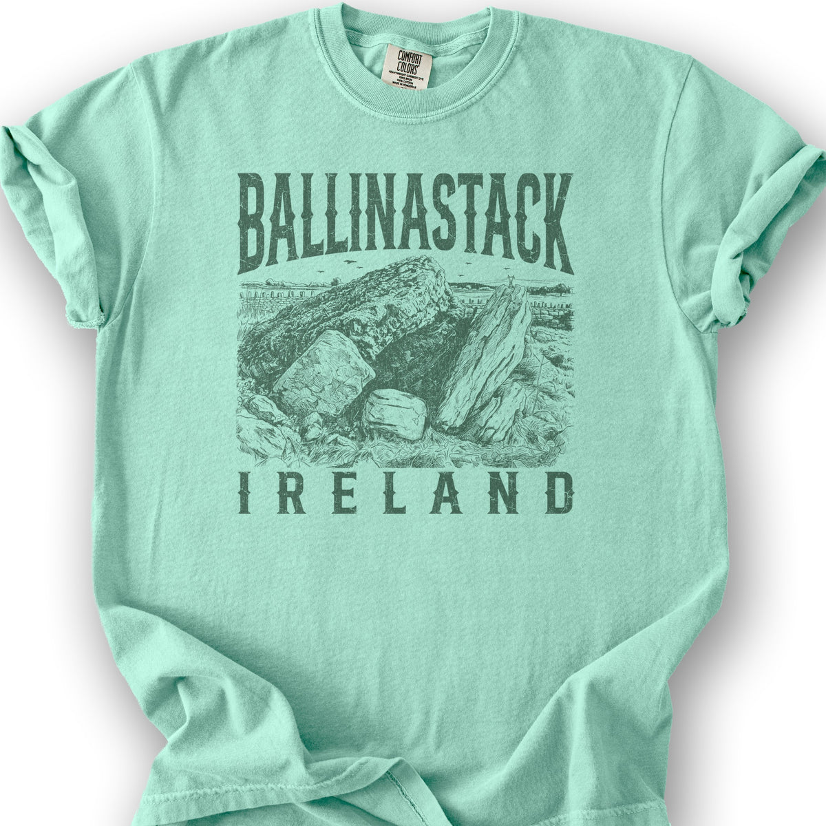Ballinastack Ireland Sketch T-Shirt - Island Reef