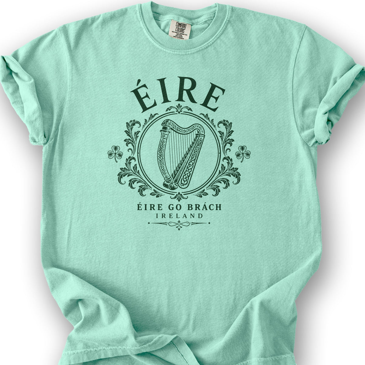 Éire Harp Laurels T-Shirt - Island Reef