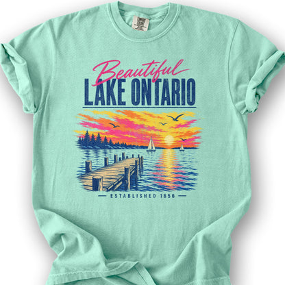 Lake Ontario Color Burst T-Shirt - Island Reef