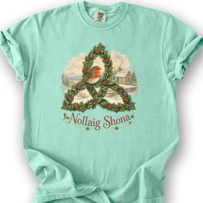 Nollaig Shona Robin T-Shirt