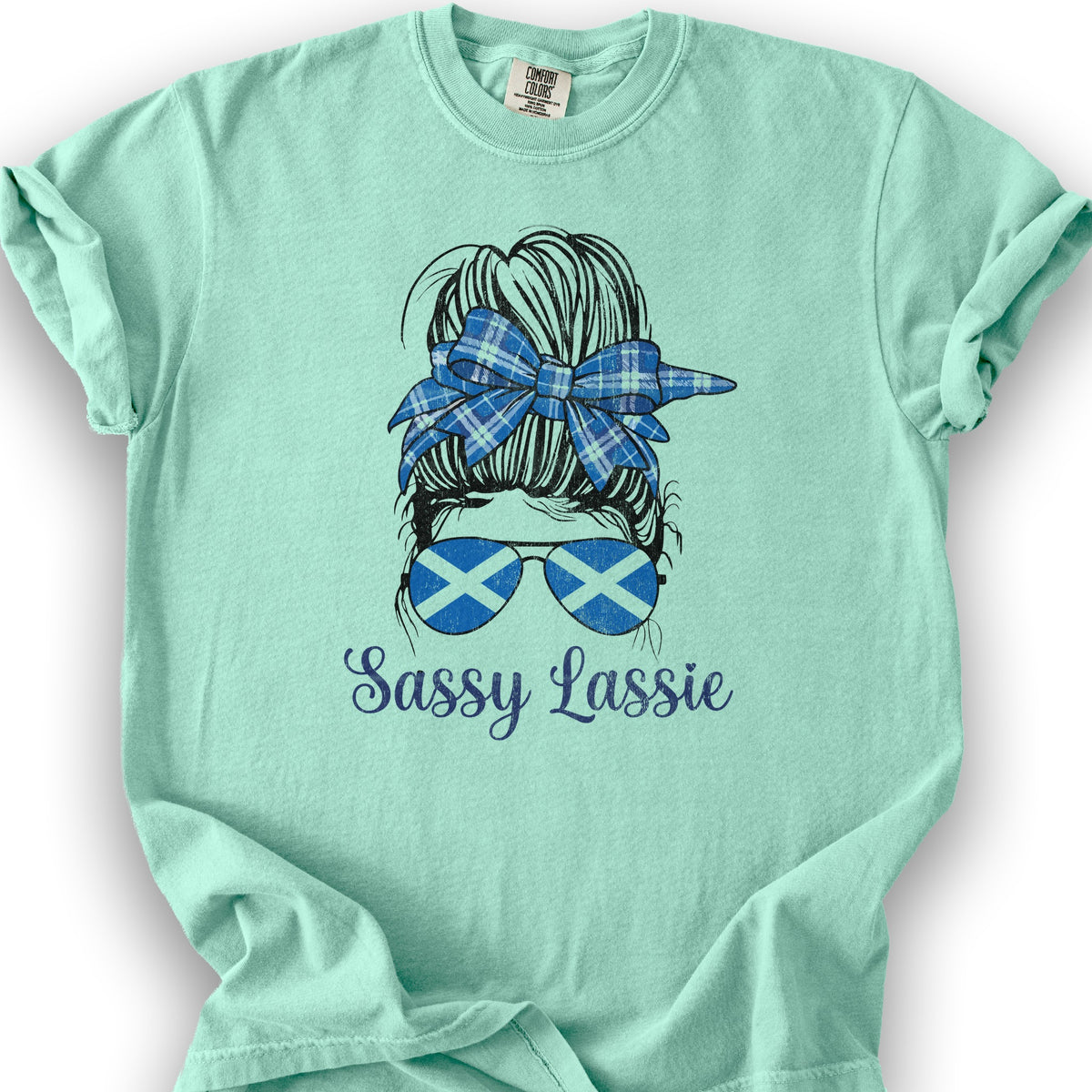 Scottish Sassy Lassie T-shirt - Island Reef