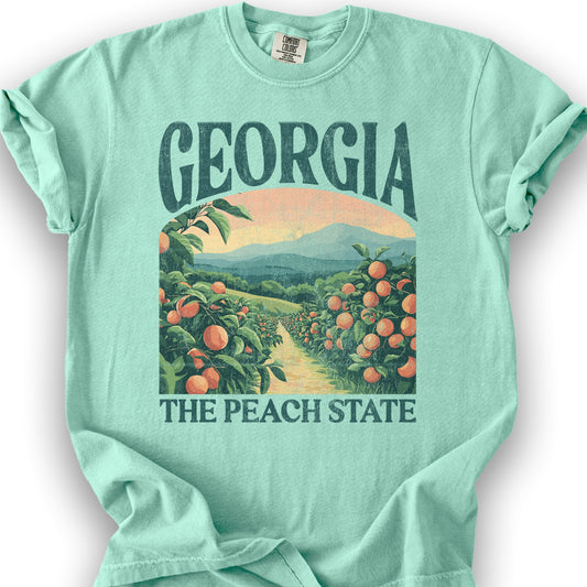 Georgia The Peach State "Big and Bold" T-Shirt - Island Reef