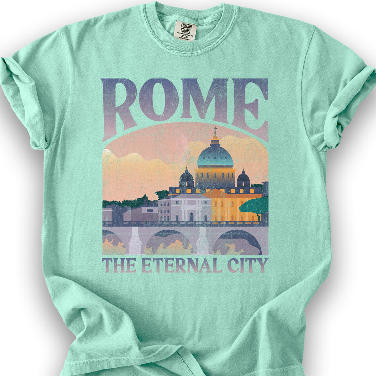 Rome Italy The Eternal City "Big and Bold" T-Shirt - Island Reef