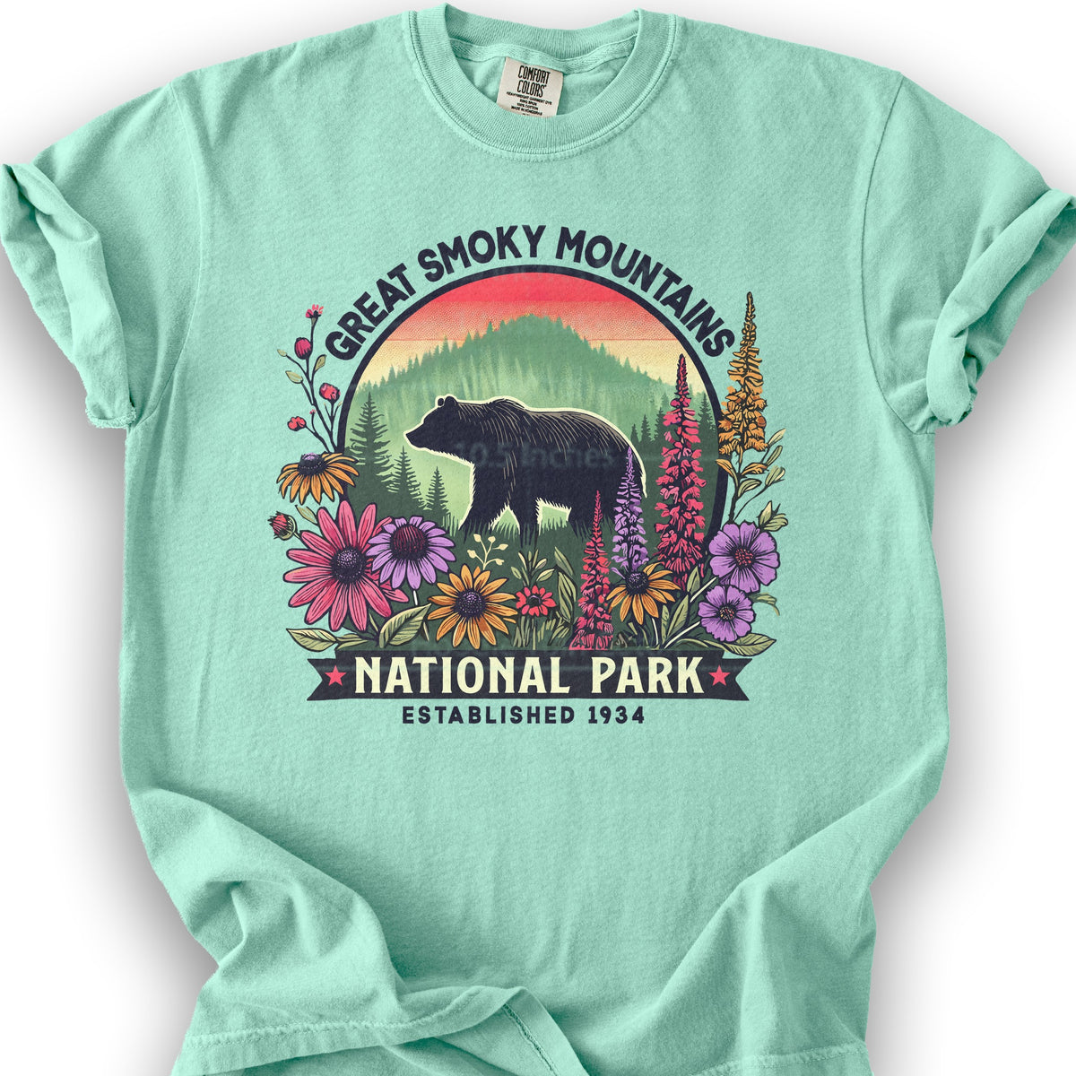 Great Smoky Mountains National Park "Wildflower" T-Shirt - Island Reef