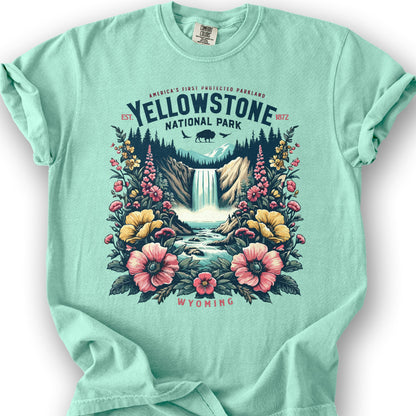 Yellowstone National Park "Wildflower" T-Shirt - Island Reef