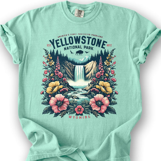 Yellowstone National Park "Wildflower" T-Shirt - Island Reef