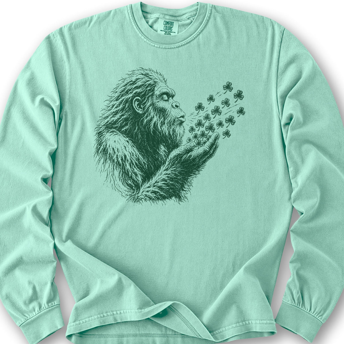 Bigfoot Shamrocks Long Sleeve Shirt - Island Reef