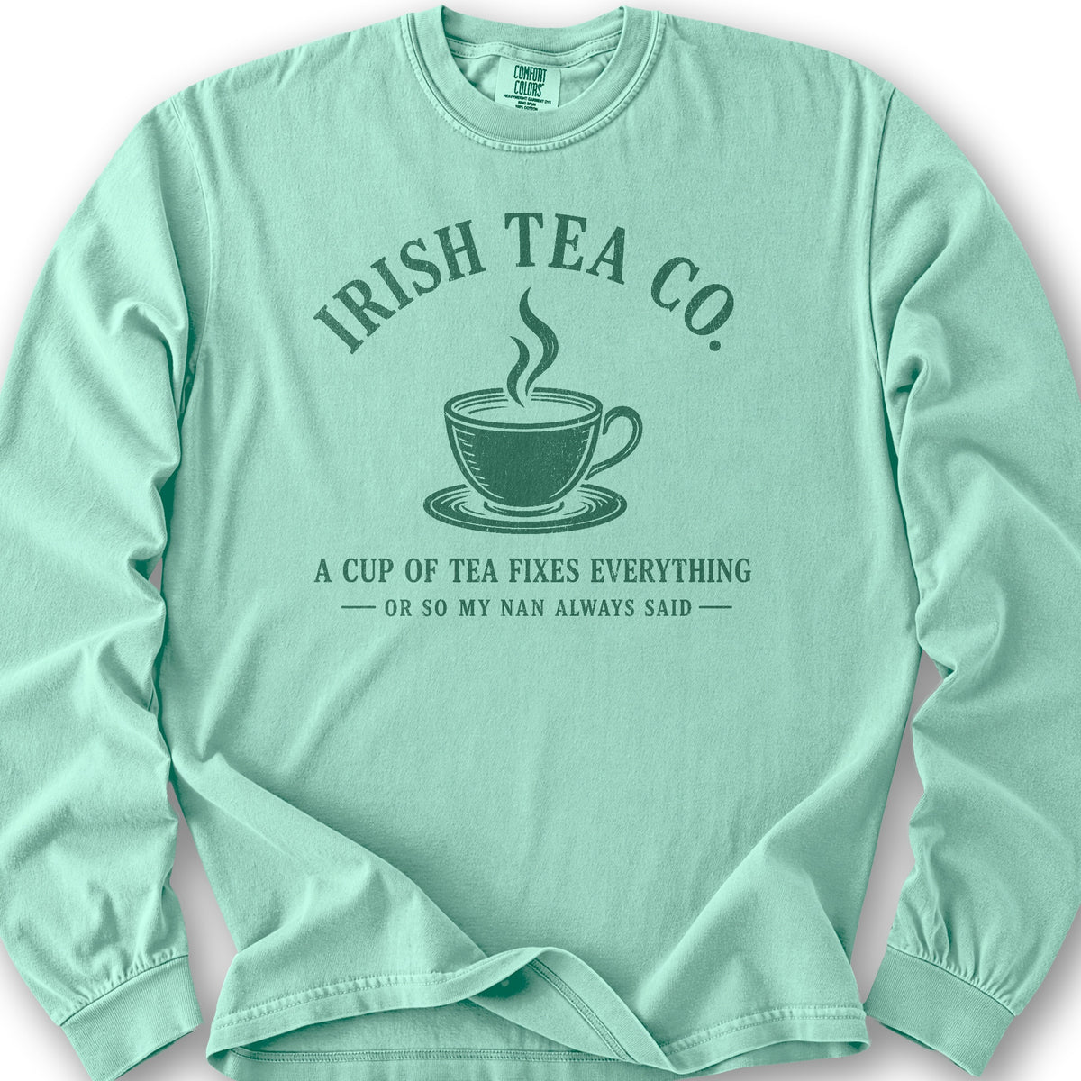 Irish Tea Company Long Sleeve Shirt - Island Reef