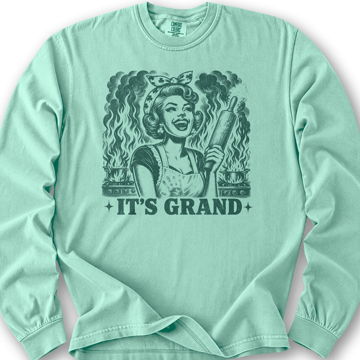 It's Grand Irish Long Sleeve Shirt - Island Reef