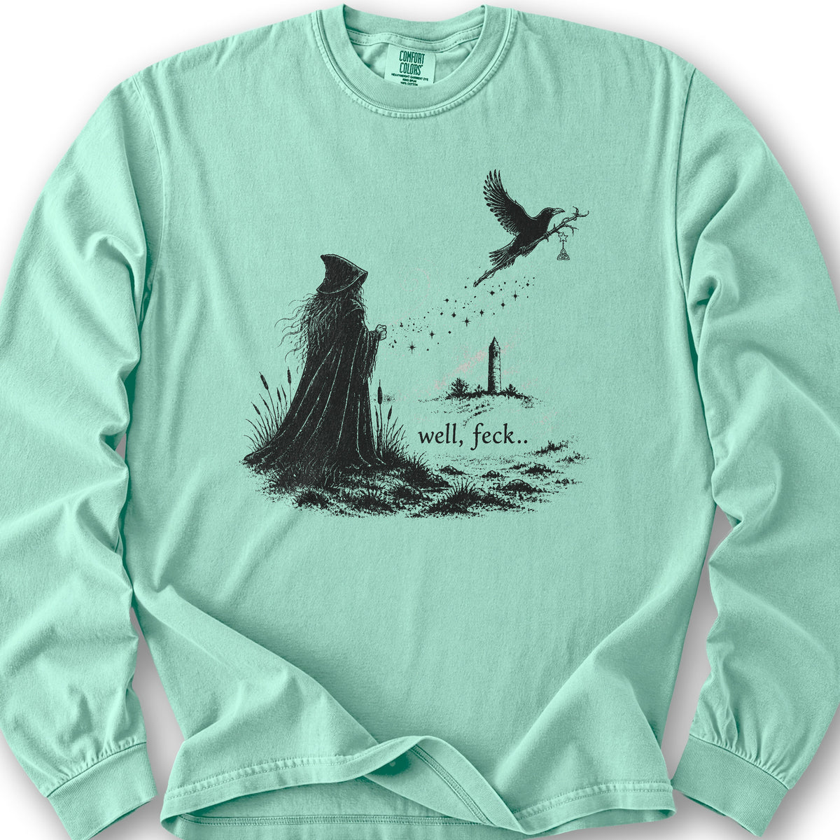 Well Feck Druid Long Sleeve Shirt - Island Reef