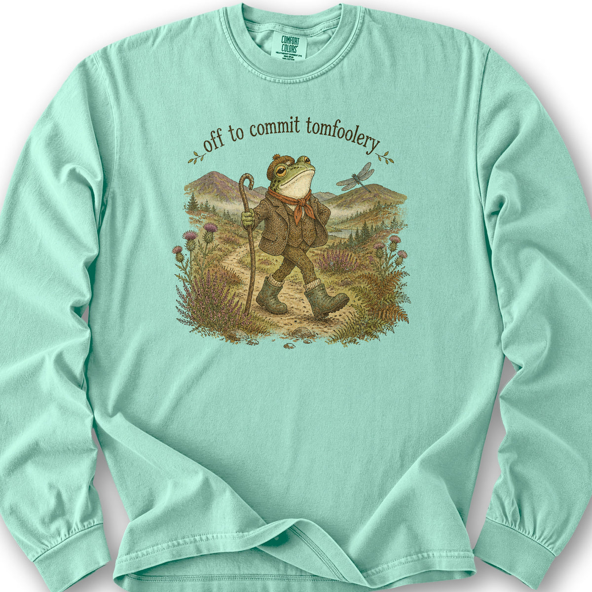 Tomfoolery Frog Long Sleeve Shirt