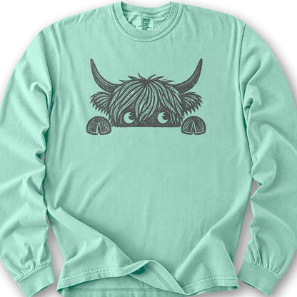 Peeking Coo Long Sleeve Shirt - Island Reef