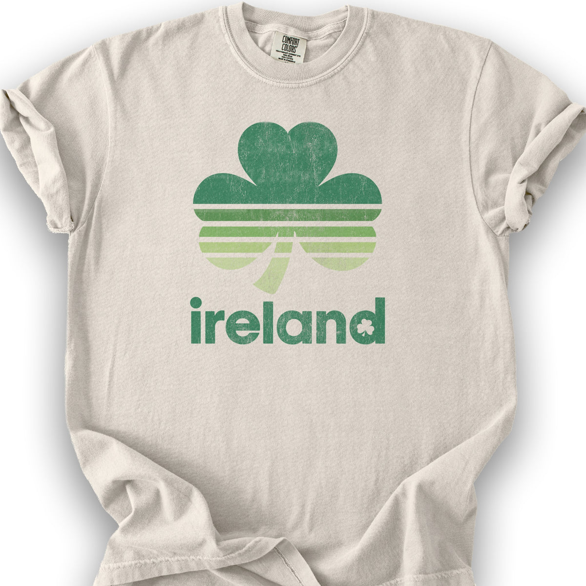 Ireland Retro Shamrock T-Shirt - Ivory