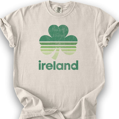 Ireland Retro Shamrock T-Shirt - Ivory
