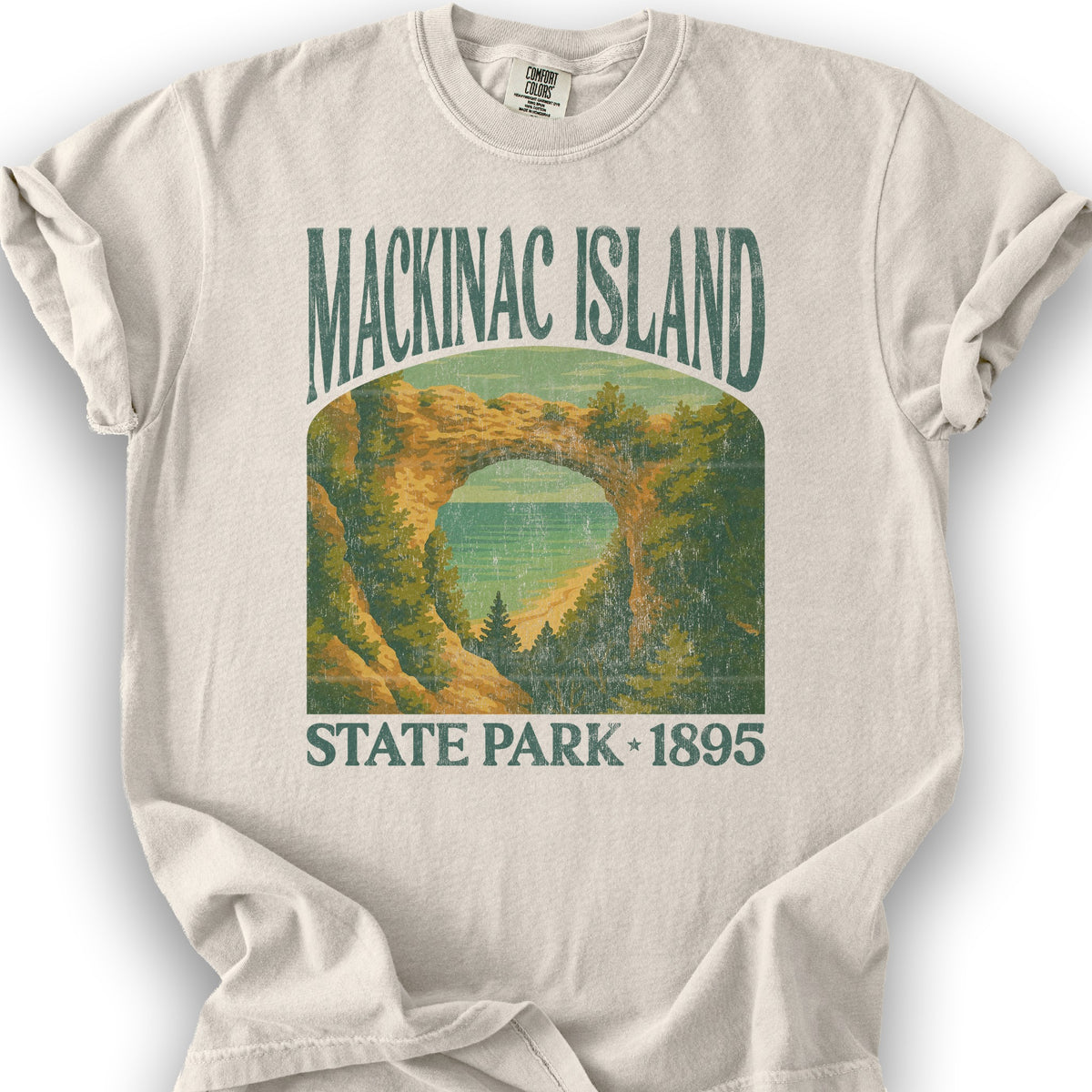 Mackinac Island State Park "Big and Bold" T-Shirt - Ivory
