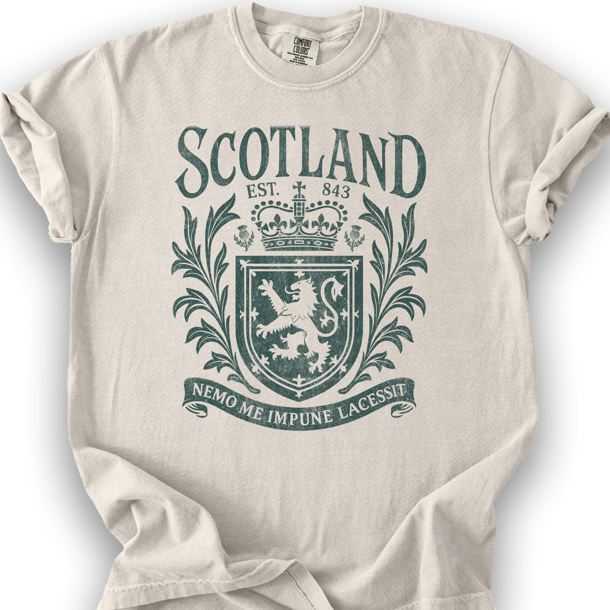 Scotland Vintage Heraldry T-Shirt - Ivory